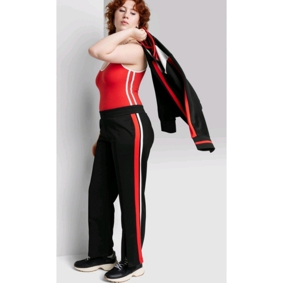 NEW Wild Fable High Rise Track Pants - Picture 1 of 14